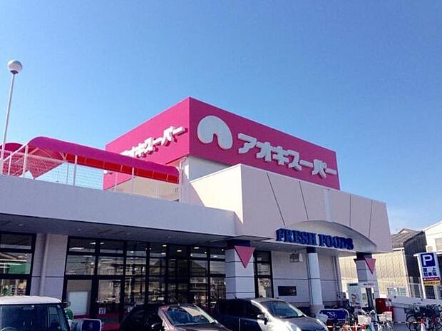 アオキスーパー 八田店 550m