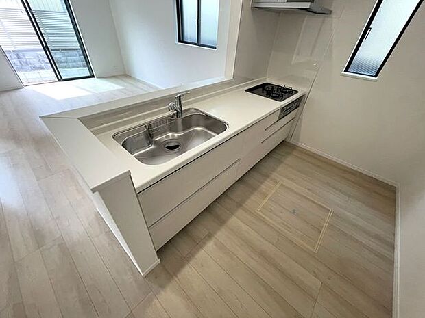 ◇キッチン◇使い勝手の良いカウンターシステムキッチン♪家事がはかどりそうです♪