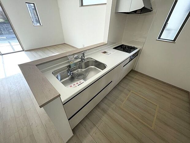 ◇キッチン◇使い勝手の良いカウンターシステムキッチン♪家事がはかどりそうです♪