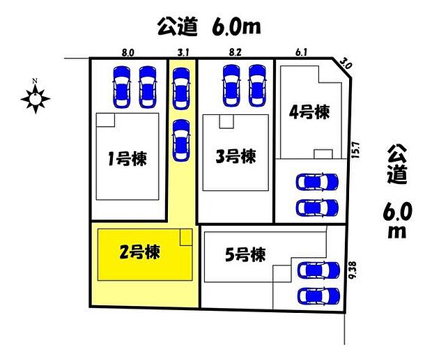 【区画図】2号棟
