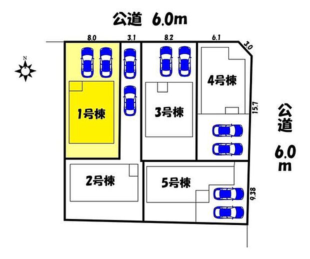 【区画図】1号棟