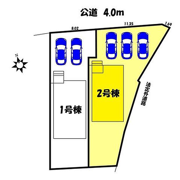 【区画図】2号棟