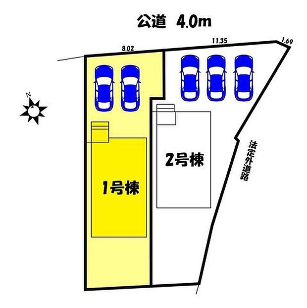 【区画図】1号棟