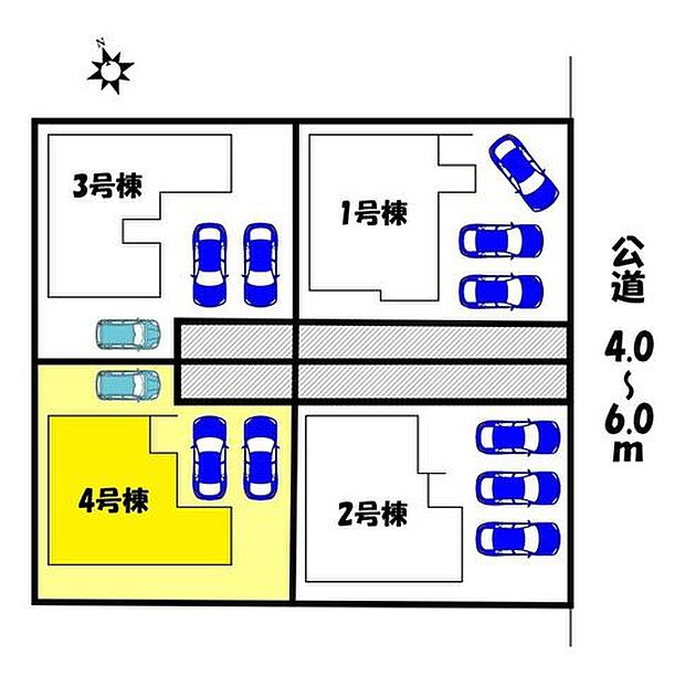 【区画図】4号棟