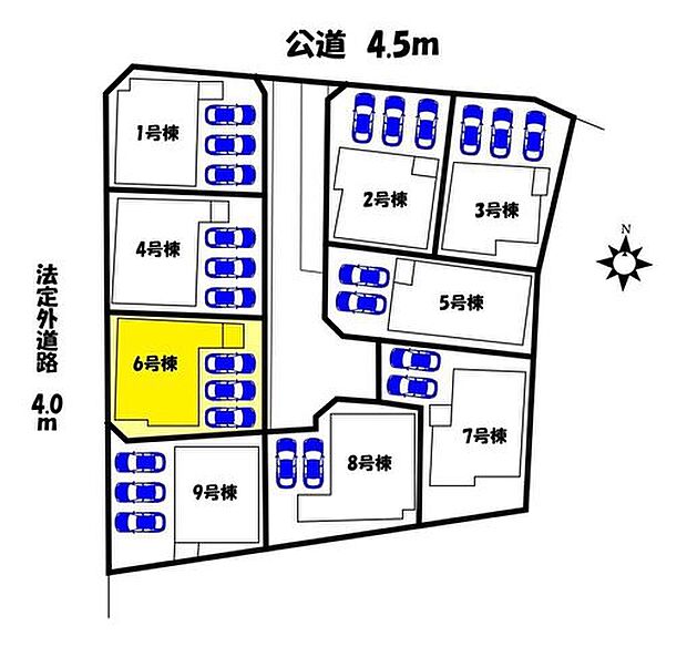 【区画図】6号棟