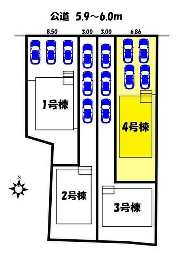 【区画図】4号棟