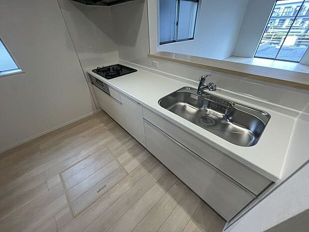 ◇キッチン◇使い勝手の良いカウンターシステムキッチン♪家事がはかどりそうです♪