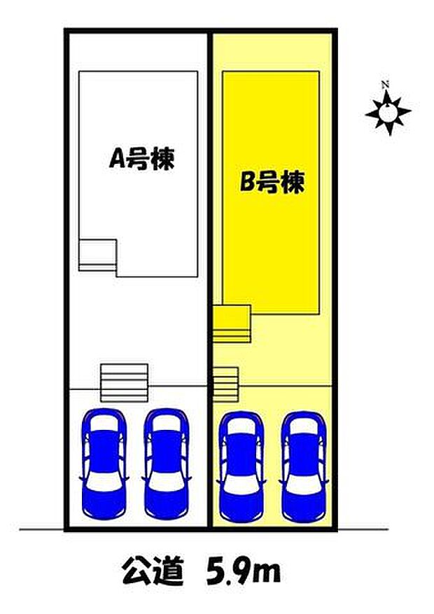 【区画図】B号棟
