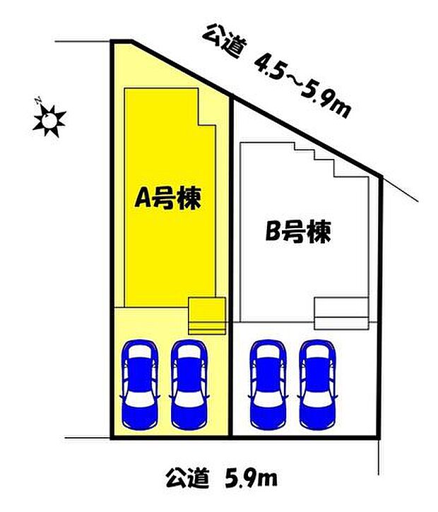 【区画図】A号棟
