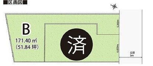 【区画図】B棟