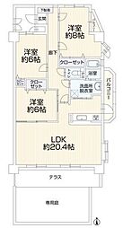 アルピナ春日井 3LDKの間取図画像