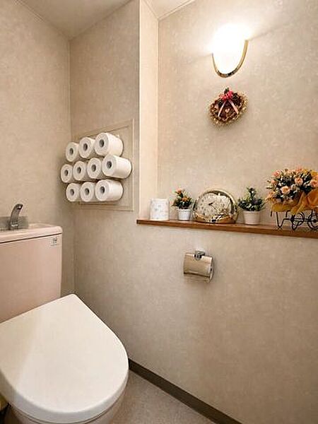 ◇トイレ◇清潔感のあるトイレ空間です♪※生活感を消去した加工処理を行っています