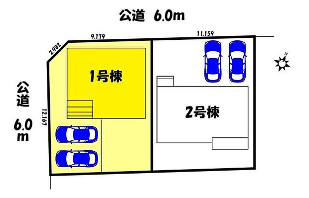 【区画図】1号棟