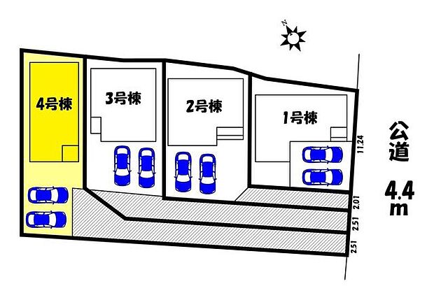 【区画図】4号棟