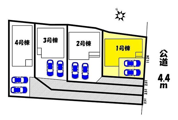 【区画図】1号棟