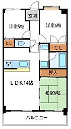 間取図画像 3LDK