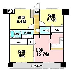 間取図画像 3LDK