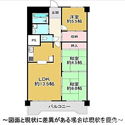 間取図画像 3LDK