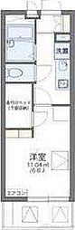 レオパレスセレッソ 1Kの間取図画像
