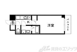 SOLASIA residence 千里丘 5階1Kの間取り