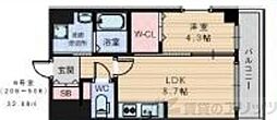 INFINI18吹田昭和町 1LDKの間取図画像
