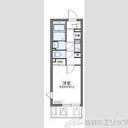 レオネクストラ・メイジュ天神橋 1Kの間取図画像