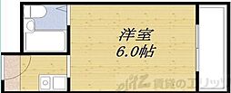 リブ山手 1Kの間取図画像