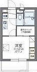 レオパレス天満 1Kの間取図画像
