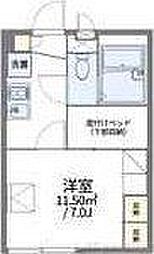 レオパレスKアンドS 1Kの間取図画像