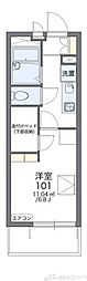 レオパレス掛休 1Kの間取図画像