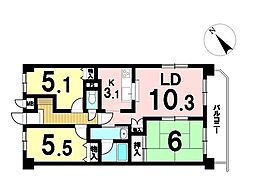 間取図画像 3LDK