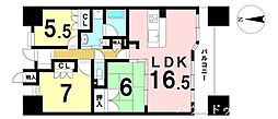 モアグレース本町2 3LDKの間取図画像