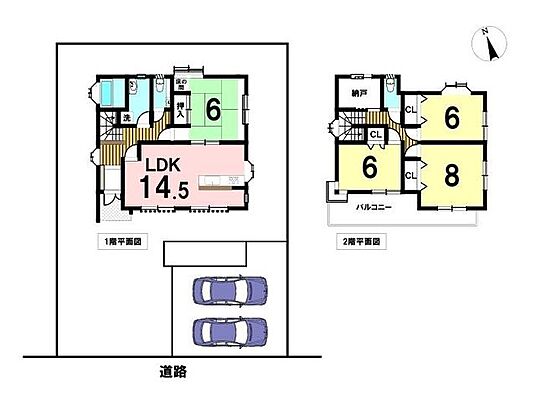 間取り 四日市市大字日永　中古一戸建て