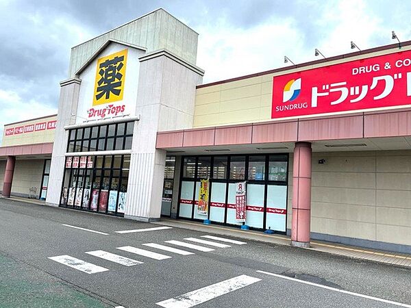 ドラッグストア 1269m ドラッグ・トップス新津店