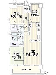 間取図画像 3LDK