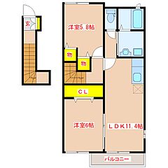 物件の間取り