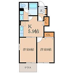 物件の間取り
