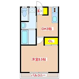 間取図画像 1DK