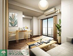 ラグゼナ北千住II 1102 11階2LDKのリビング/ダイニング