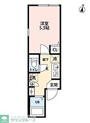 間取図画像 1K