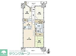 東京フロンティアシティアーバンフォート 3LDKの間取図画像