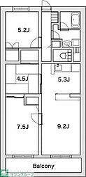 Mansion・スターキャッスル 3LDKの間取図画像