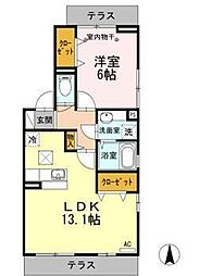 Studio819 1LDKの間取図画像