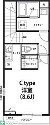 リブリ・ニュー・ホビー ワンルームの間取図画像