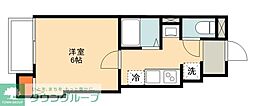 足立区綾瀬1丁目アパート 1Kの間取図画像