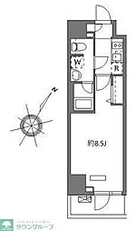 ソラステージ金町 1Kの間取図画像