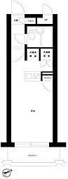 ワコーレ西新井2 ワンルームの間取図画像