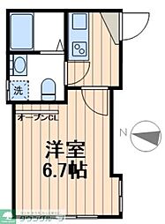 イーグルAoi 1Kの間取図画像