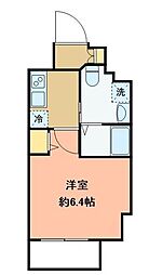 REGALIZ北千住 1Kの間取図画像