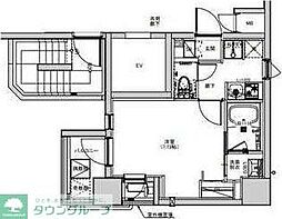 Ｓ−ＲＥＳＩＤＥＮＣＥ綾瀬ｒｉｖｉｅ 4階1Kの間取り